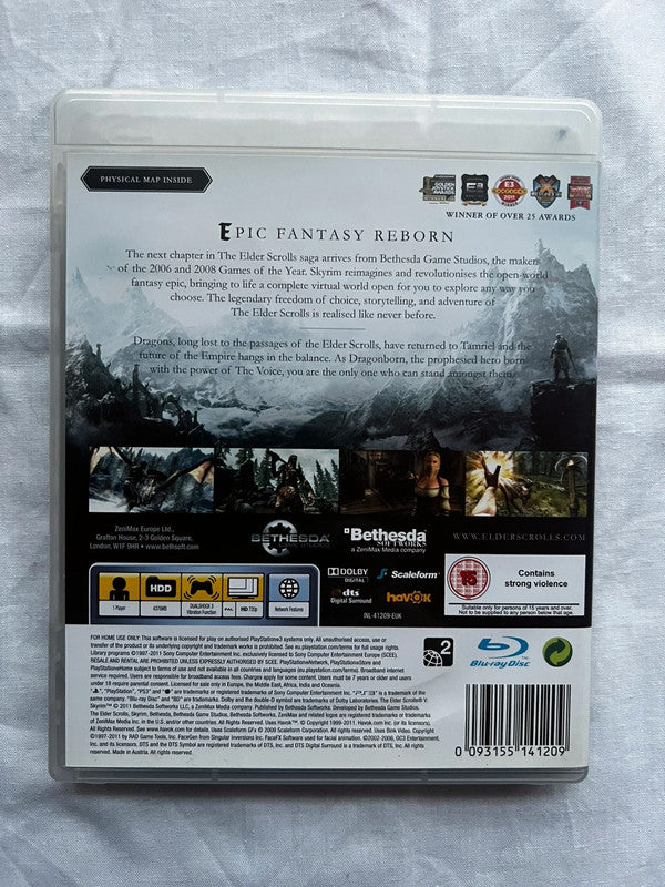 PlayStation 3 : The Elder Scrolls V: Skyrim (PS3) with Manual