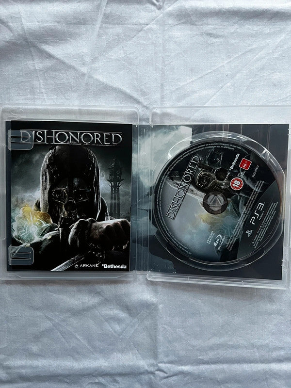 Dishonored (Sony PlayStation 3 PS3 , 2012) Boxed game With Manual VGC