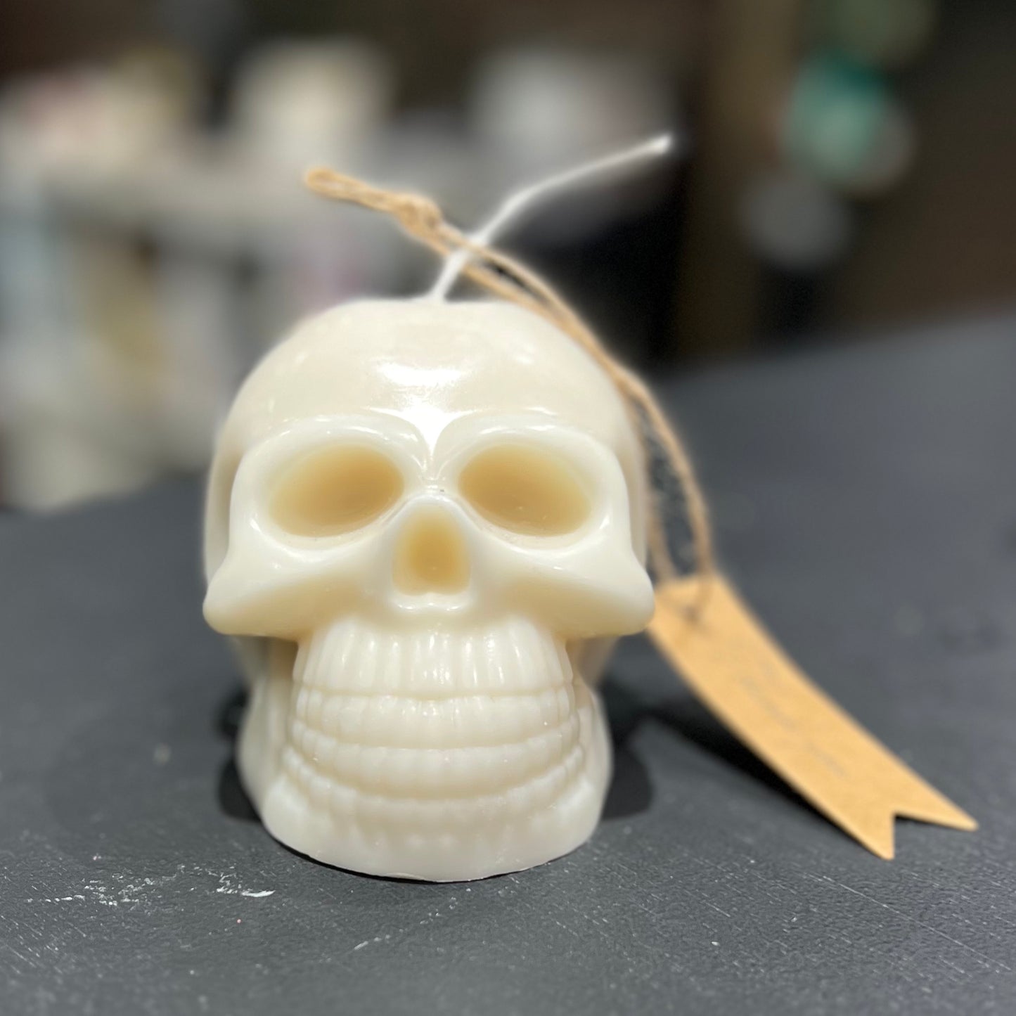 Handmade Scented Skull Candle